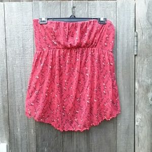 Free People | Magenta Floral Tube Top